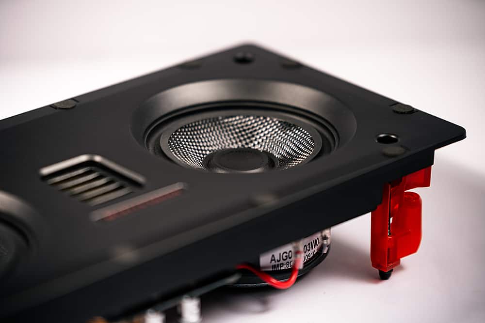 Alt View 20. MartinLogan - Motion Series CI, Dual 4" Woofer with Folded Motion Tweeter, 2-way In-Wall Speaker (Each) - Paintable White.