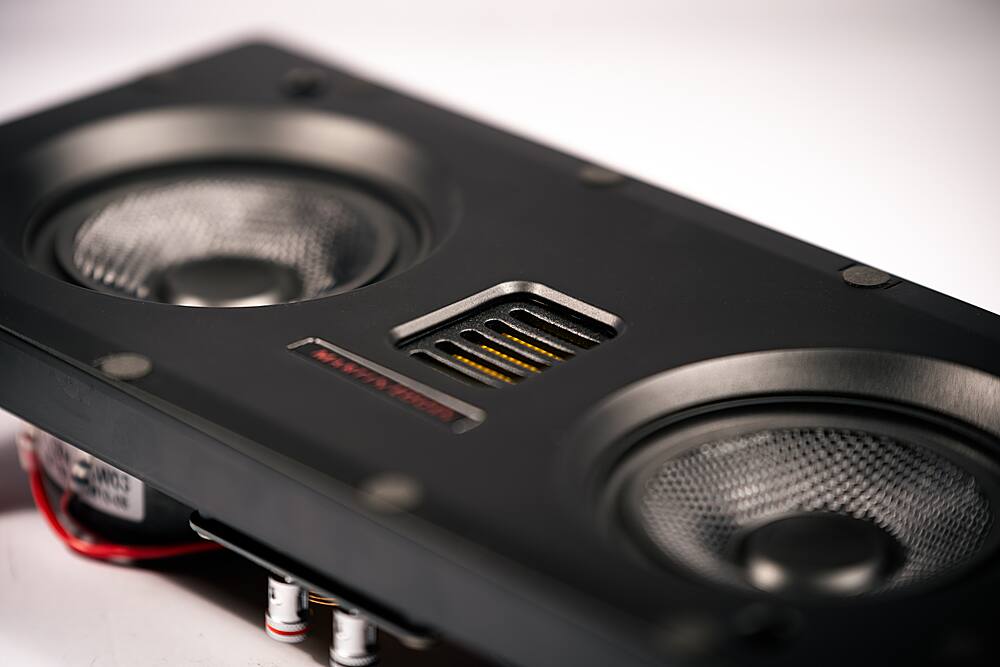 Alt View 21. MartinLogan - Motion Series CI, Dual 4" Woofer with Folded Motion Tweeter, 2-way In-Wall Speaker (Each) - Paintable White.