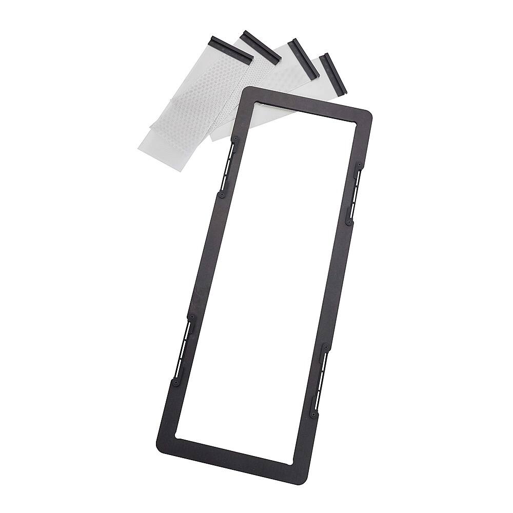 Front. MartinLogan - Motion XT Series CI, Pre-Installation Bracket for XTW6-LCR - Black/Silver.