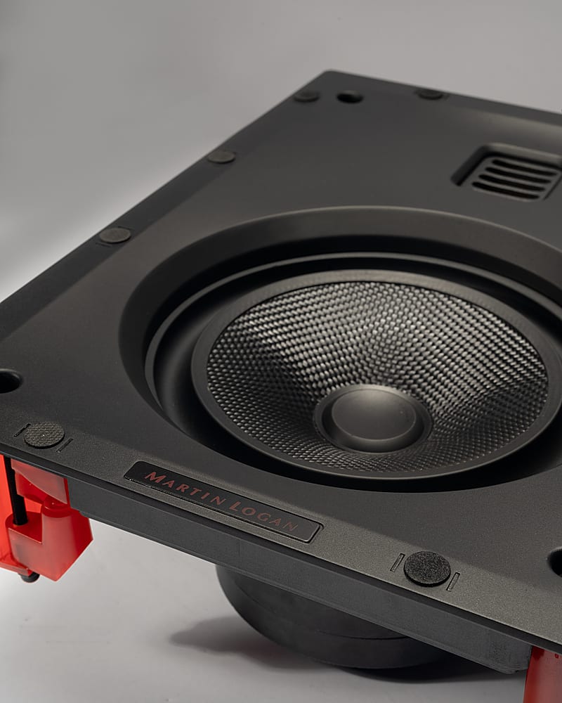 Alt View 18. MartinLogan - Motion Series CI, 6.5" Midrange with Folded Motion Tweeter, 2-Way In-Wall Speaker (Each) - Paintable White.