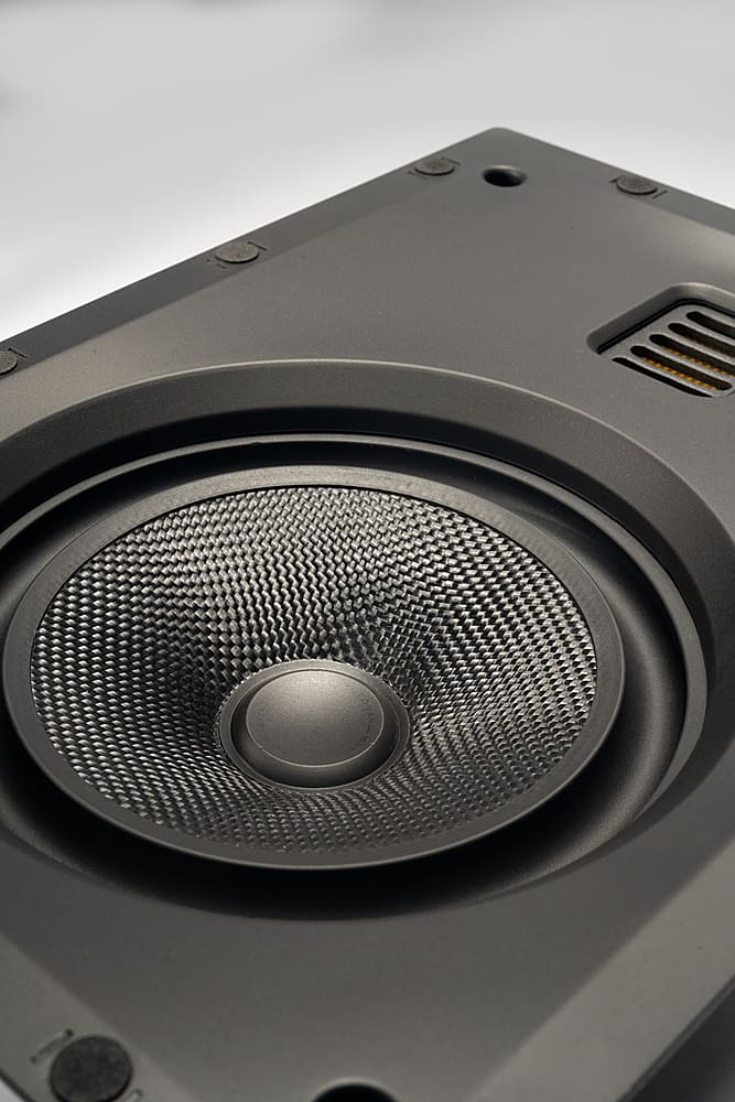 Alt View 20. MartinLogan - Motion Series CI, 6.5" Midrange with Folded Motion Tweeter, 2-Way In-Wall Speaker (Each) - Paintable White.