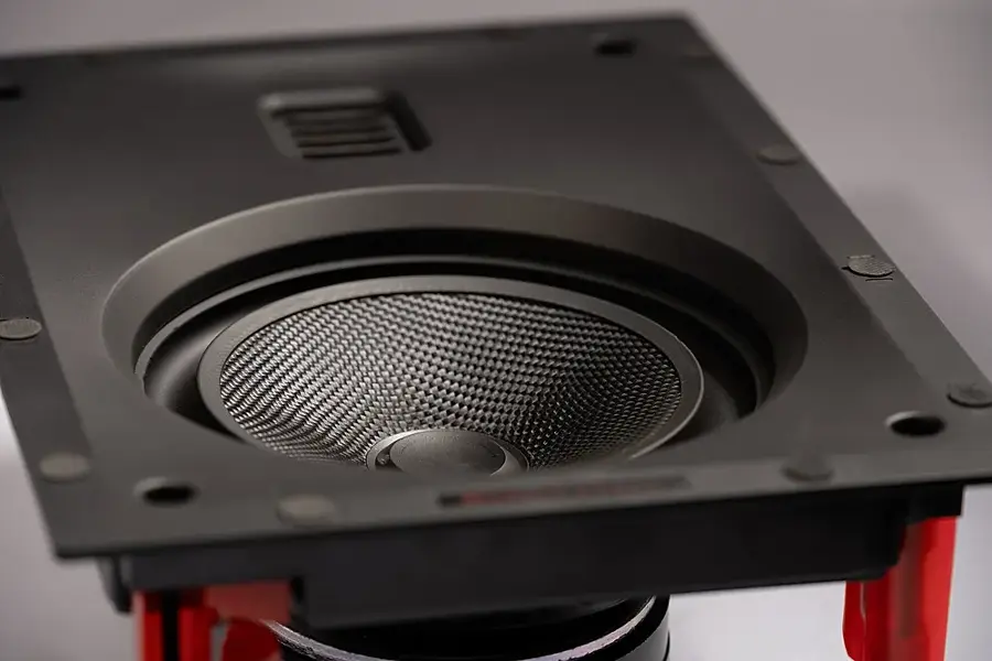 Alt View 22. MartinLogan - Motion Series CI, 6.5" Midrange with Folded Motion Tweeter, 2-Way In-Wall Speaker (Each) - Paintable White.