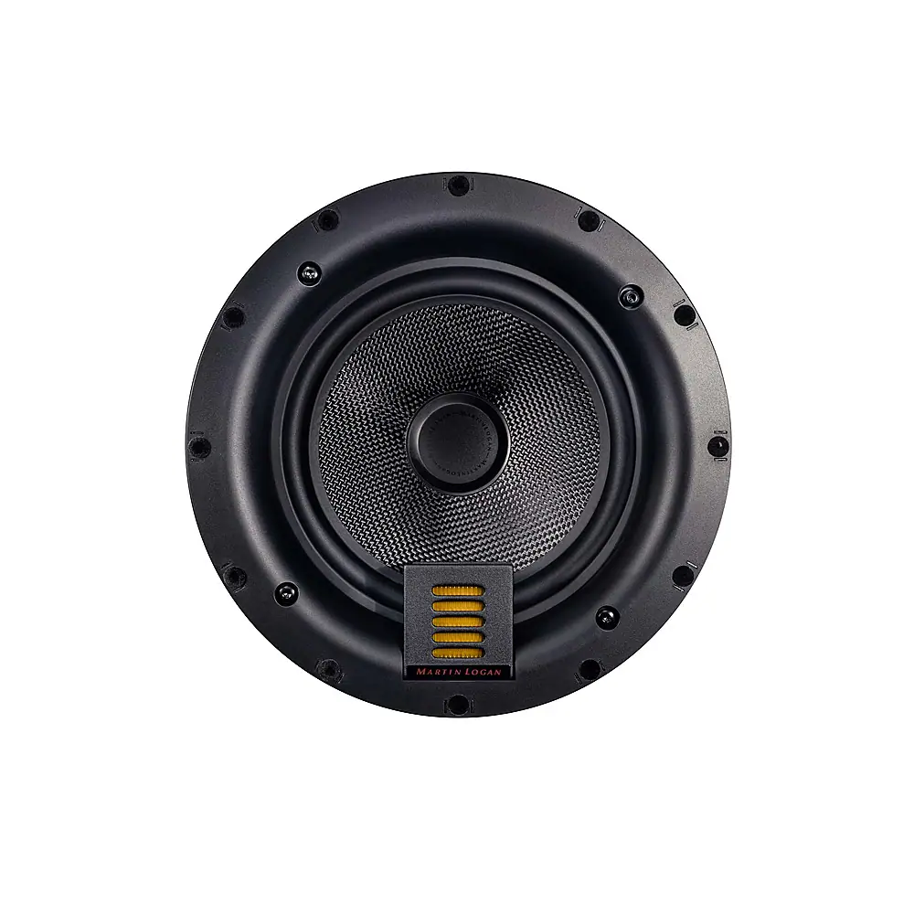 MartinLogan - Motion Series CI, 8" Midrange with Folded Motion Tweeter, 2-way In-Ceiling Speaker (Each) - Paintable White