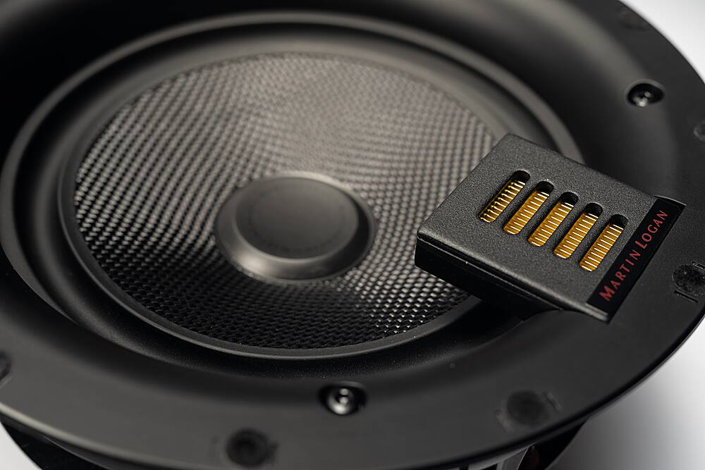 Alt View 20. MartinLogan - Motion Series CI, 8" Midrange with Folded Motion Tweeter, 2-way In-Ceiling Speaker (Each) - Paintable White.