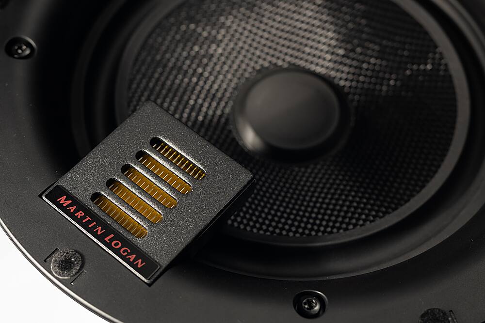 Alt View 24. MartinLogan - Motion Series CI, 8" Midrange with Folded Motion Tweeter, 2-way In-Ceiling Speaker (Each) - Paintable White.