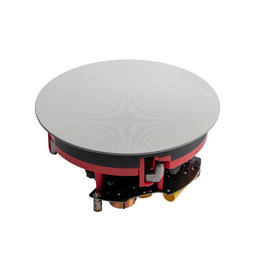 Alt View 12. MartinLogan - Motion XT Series CI, 8" Midrange with Folded Motion XT Tweeter, 2-Way In-Ceiling Speaker (Each) - Paintable White.