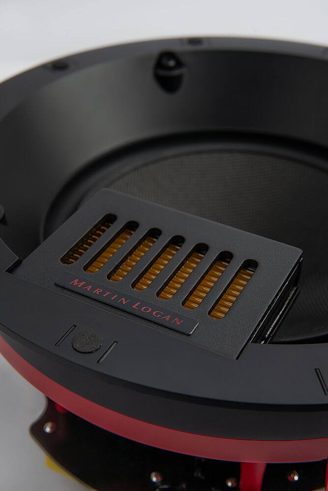 Alt View 13. MartinLogan - Motion XT Series CI, 8" Midrange with Folded Motion XT Tweeter, 2-Way In-Ceiling Speaker (Each) - Paintable White.