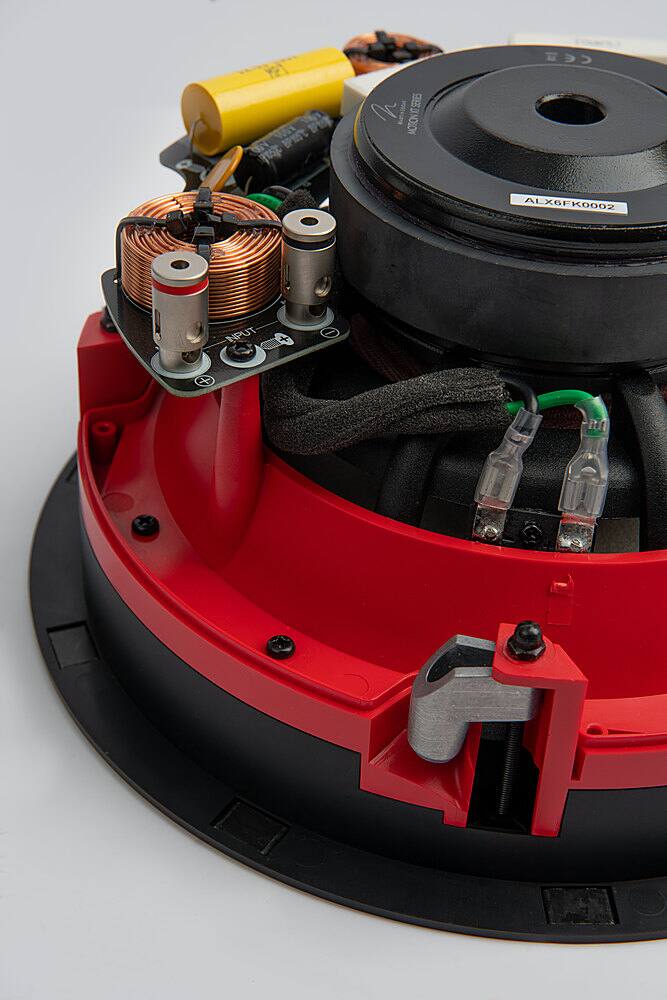 Alt View 15. MartinLogan - Motion XT Series CI, 8" Midrange with Folded Motion XT Tweeter, 2-Way In-Ceiling Speaker (Each) - Paintable White.