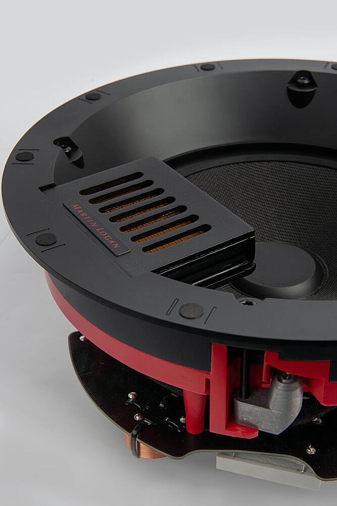 Alt View 16. MartinLogan - Motion XT Series CI, 8" Midrange with Folded Motion XT Tweeter, 2-Way In-Ceiling Speaker (Each) - Paintable White.