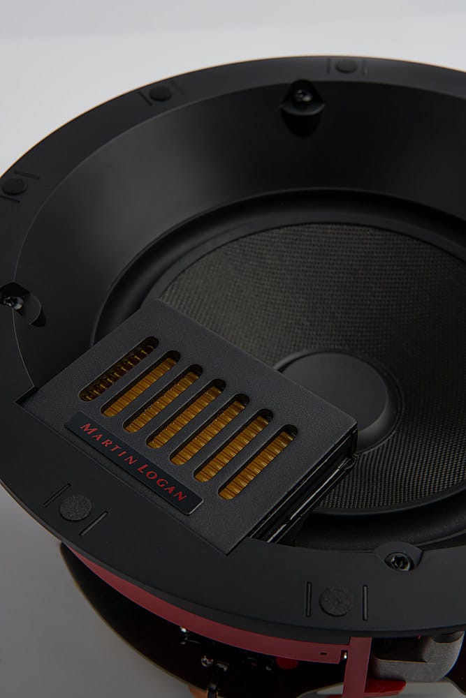 Alt View 19. MartinLogan - Motion XT Series CI, 8" Midrange with Folded Motion XT Tweeter, 2-Way In-Ceiling Speaker (Each) - Paintable White.