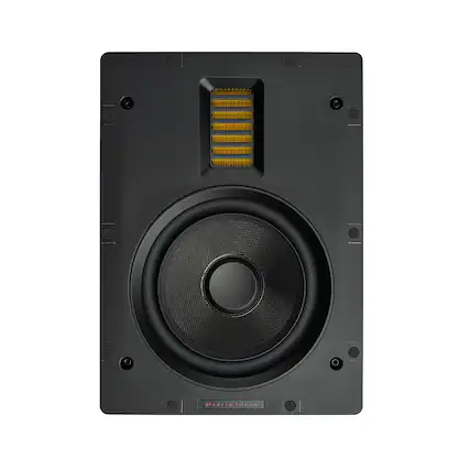 Front. MartinLogan - Motion XT Series CI, 6.5" Midrange with Folded Motion XT Tweeter, 2-way In-Wall Speaker (Each) - Paintable White.