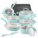 Angle Zoom. Rachael Ray - Create Delicious 13-Piece Cookware Set - Light Blue Shimmer.
