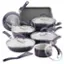 Angle. Rachael Ray - Create Delicious 13-Piece Cookware Set - Purple Shimmer.