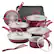Alt View 17. Rachael Ray - Create Delicious 13-Piece Cookware Set - Burgundy Shimmer.