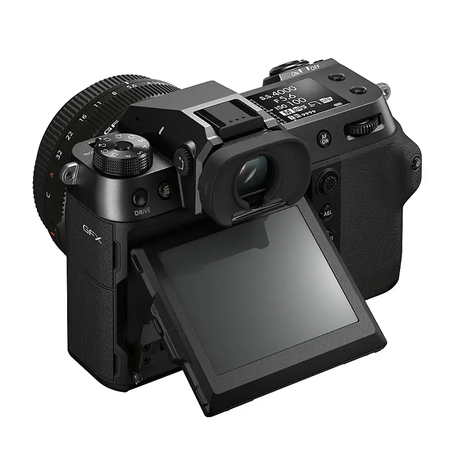 Alt View 15. Fujifilm - GFX100S Mirrorless Camera (Body Only) - Black.