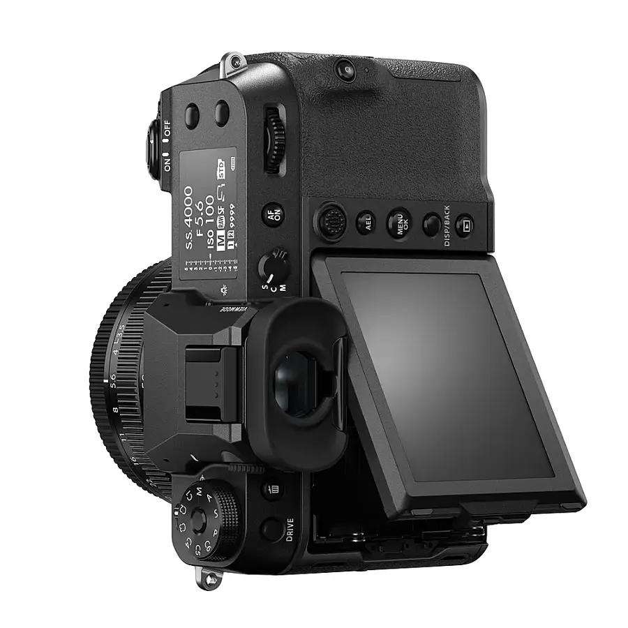 Alt View 16. Fujifilm - GFX100S Mirrorless Camera (Body Only) - Black.
