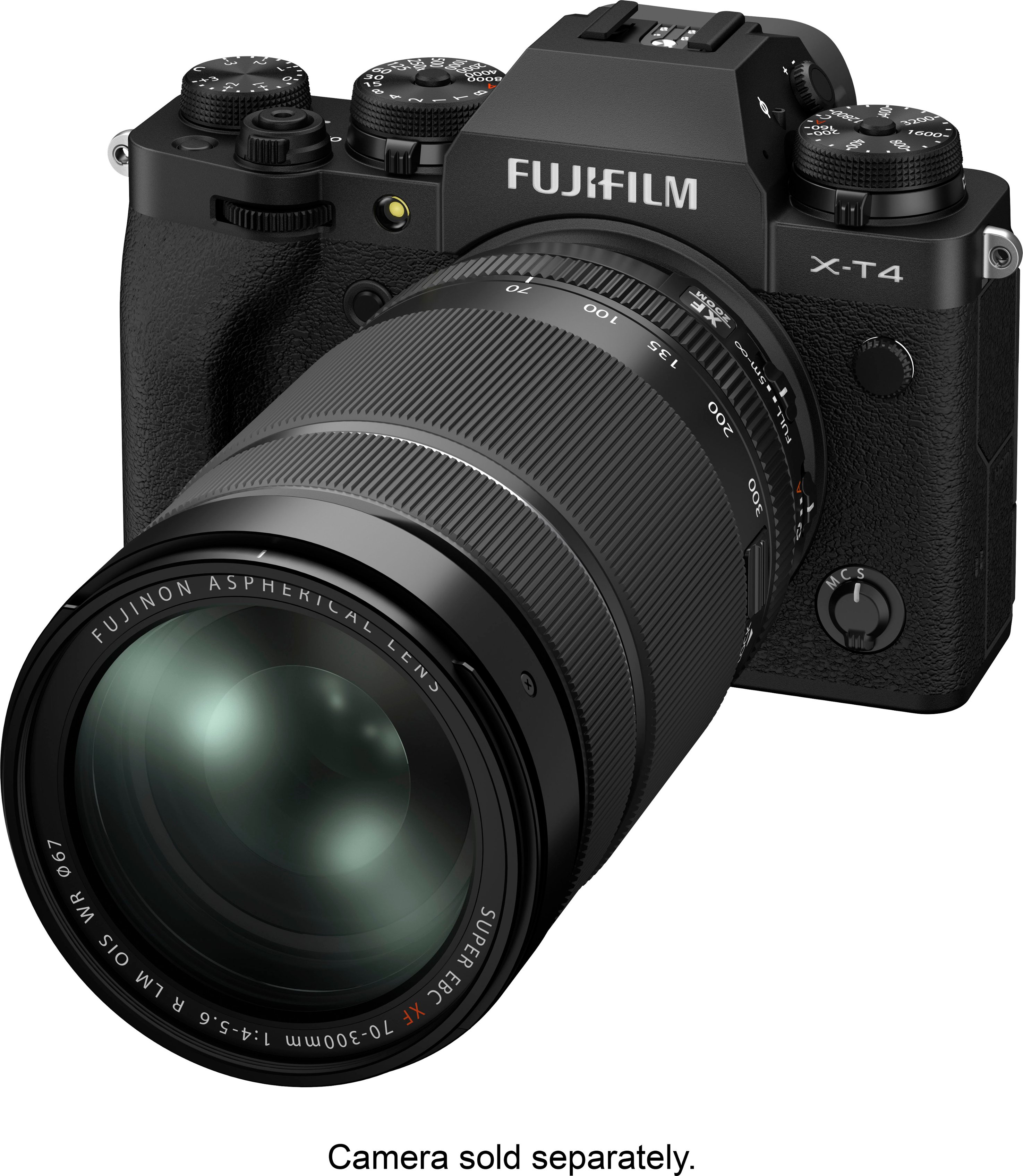 Left View: Fujifilm - X Series X-Pro3 Mirrorless Camera (Body Only) - DR Black
