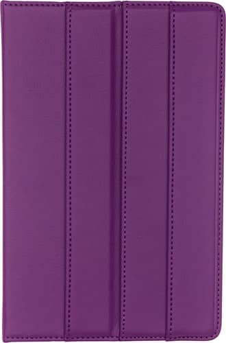 Front Standard. M-Edge - Incline Case for Kindle Fire HD 7" - Purple.
