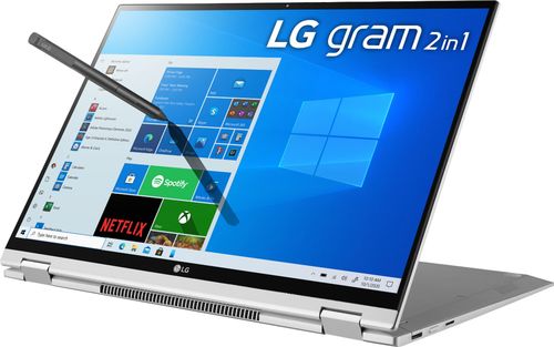 Geek Squad Certified Refurbished LG gram 2-in-1 16" Touch-Screen Laptop - Intel Core i7 - 16GB - 2TB Solid State Drive - Silver