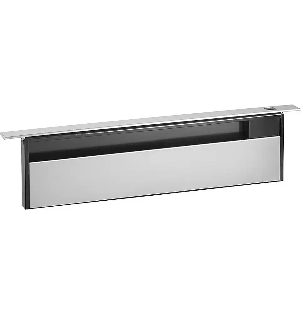 GE - 36 inches - Externally Vented - Telescopic Downdraft Range Hood - Stainless Steel