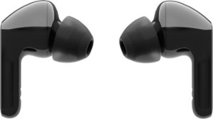 LG - Geek Squad Certified Refurbished TONE Free HBS-FN6 True Wireless Earbud Headphones - Black - Front_Zoom