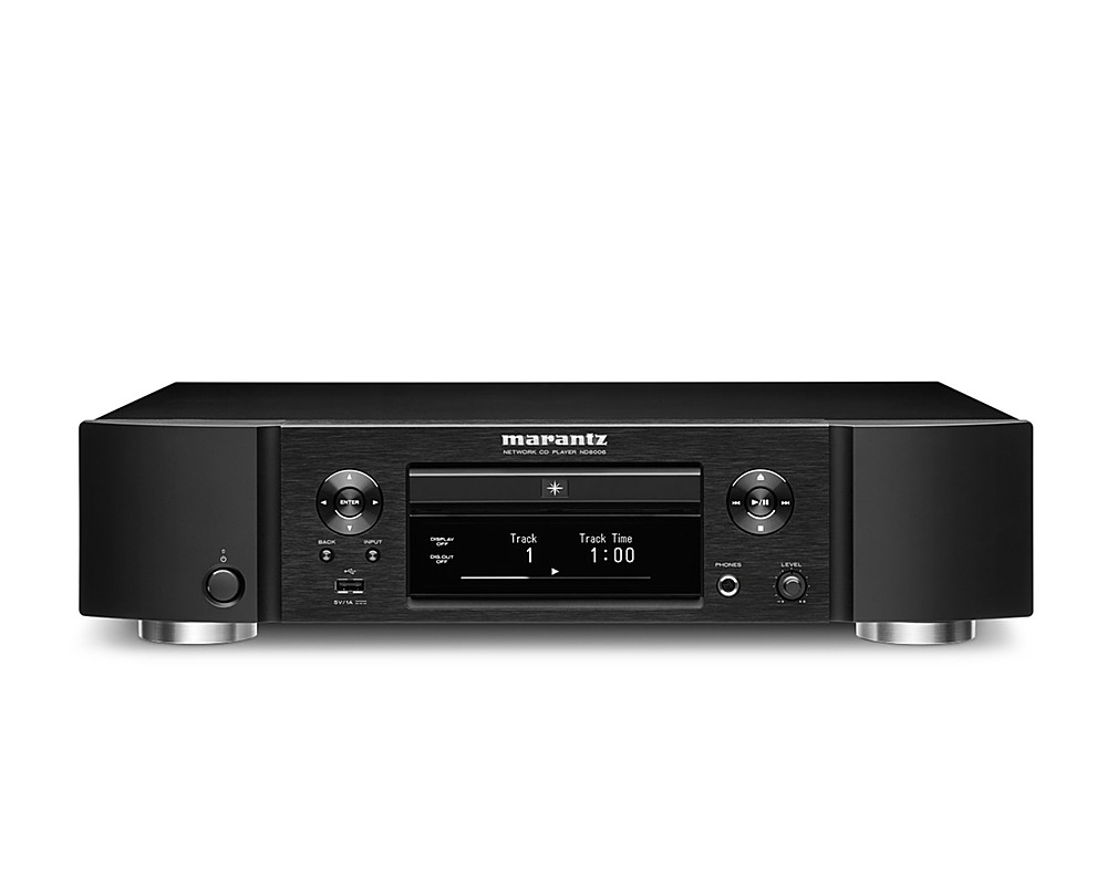 Marantz ND8006 4-in-1 Digital Media Player: CD Player, Music Streamer, DAC & Pre-Amp, With Airplay 2, Bluetooth & HEOS - Black