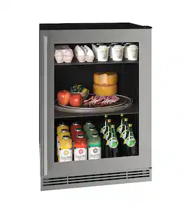 U-Line - 1 Class 5.7 cu. Ft Mini Fridge with Convection Cooling System - Stainless Steel