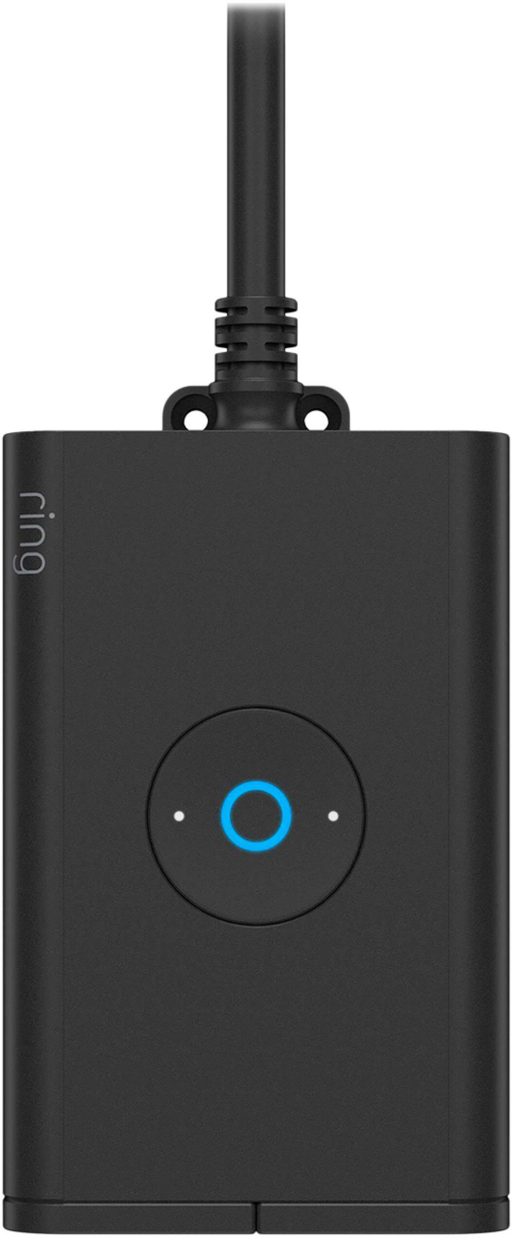 Alt View 11. Ring - Outdoor Smart Plug - Black.