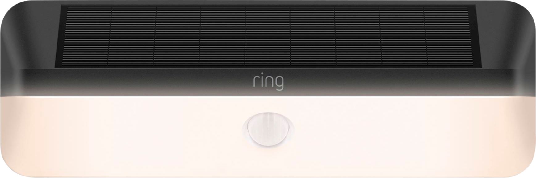 Ring - Smart Solar Wall Light - Black