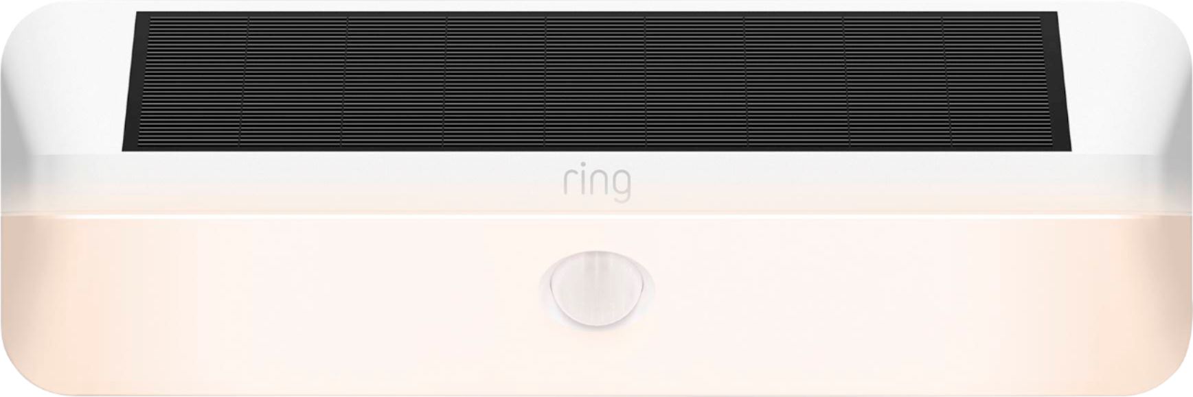 Ring - Smart Solar Wall Light - White