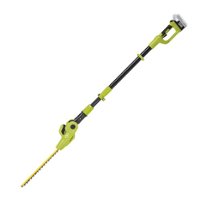 Sun Joe - 24-Volt iON+ 17-Inch Cordless Hedge Trimmer with Telescoping Pole (1 x 2.0Ah Battery and 1 x Charger) - Green - Front_Zoom