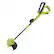 Left. Sun Joe - SharperBlade 24-Volt iON+ 10-Inch Cutting Diameter Straight Shaft Grass Trimmer (Battery Not Included) - Green.