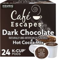 Café Escapes - Dark Chocolate Hot Cocoa K-Cup Pods, 24 Count - Front_Zoom