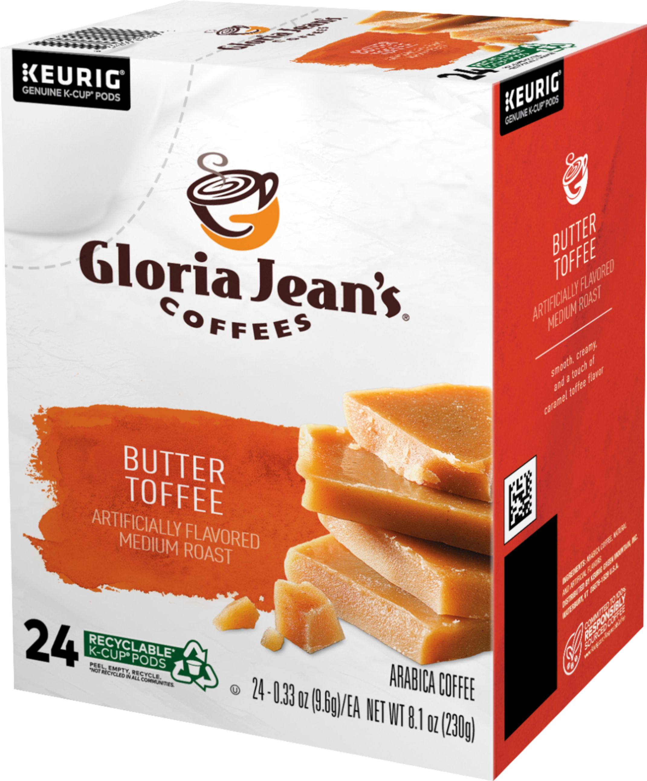 Gloria Jean's Butter Toffee K-Cup Pods, 24 Count 5000330066 - Best Buy