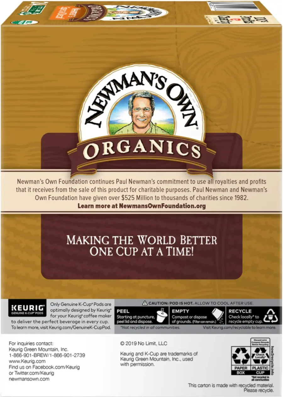 Alt View 19. Newman's Own - Organics Special Blend Decaf Coffee K-Cup Pods, 24 Count.