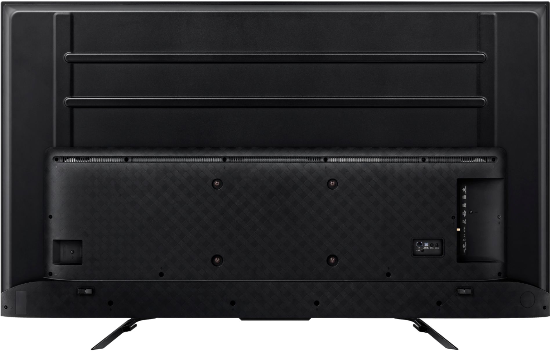 Back View: Seura - TV Cover for Séura 65" Ultra Bright with Speaker Bar - Black