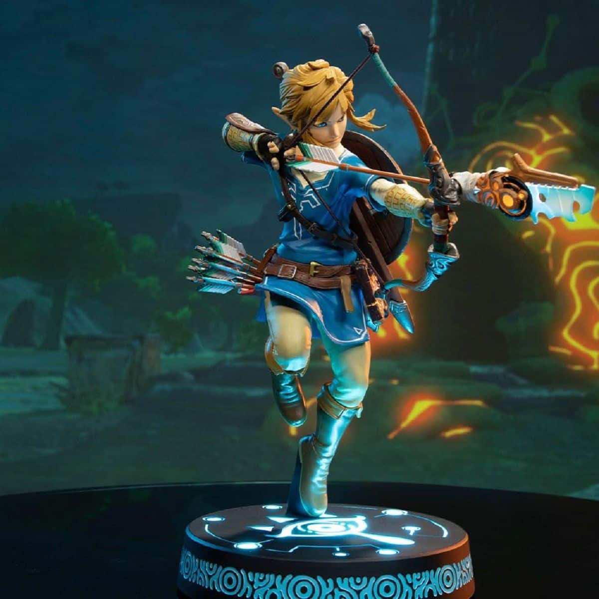 Action figure the legend of zelda link breath of the wild estatua switch  24cm - Action Figures - Magazine Luiza