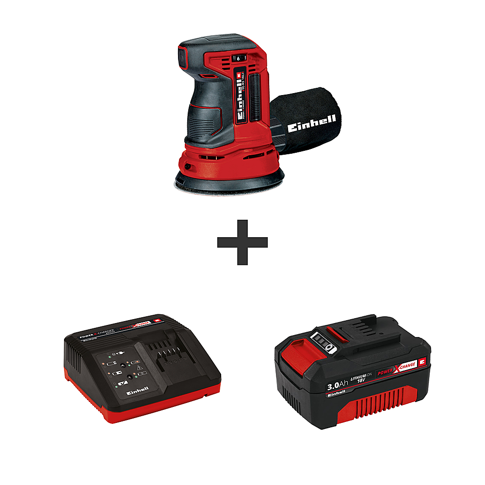 mini Definitie nadering Customer Reviews: Einhell TE-RS Power X-Change 18-Volt Cordless 5-Inch Max  Palm Sander with Battery and Fast Charger KIT-4462012 - Best Buy