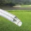 Left. Sun Joe - Stainless Steel Garden Hose - Blue.