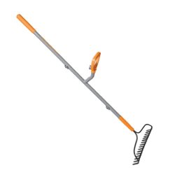 Ergie - Steel Shaft Strain Reducing Bow Rake - Orange - Front_Zoom