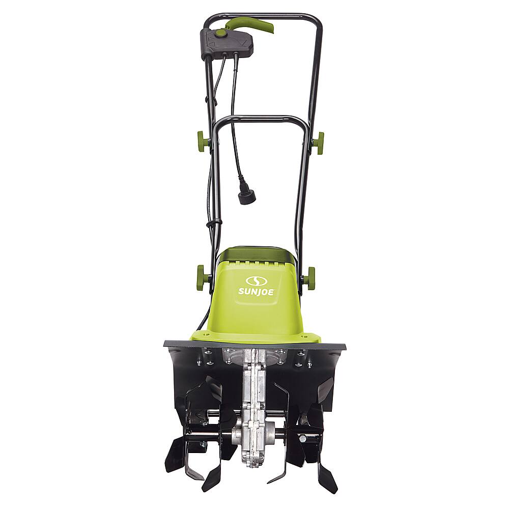 Alt View 15. Sun Joe - Electric Garden Tiller/Cultivator - Green & Black.