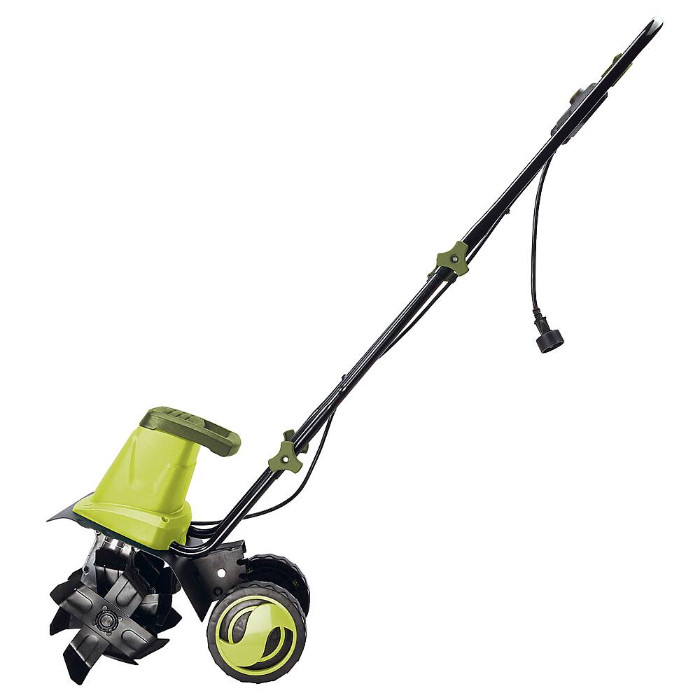 Alt View 12. Sun Joe - Electric Garden Tiller/Cultivator - Green & Black.