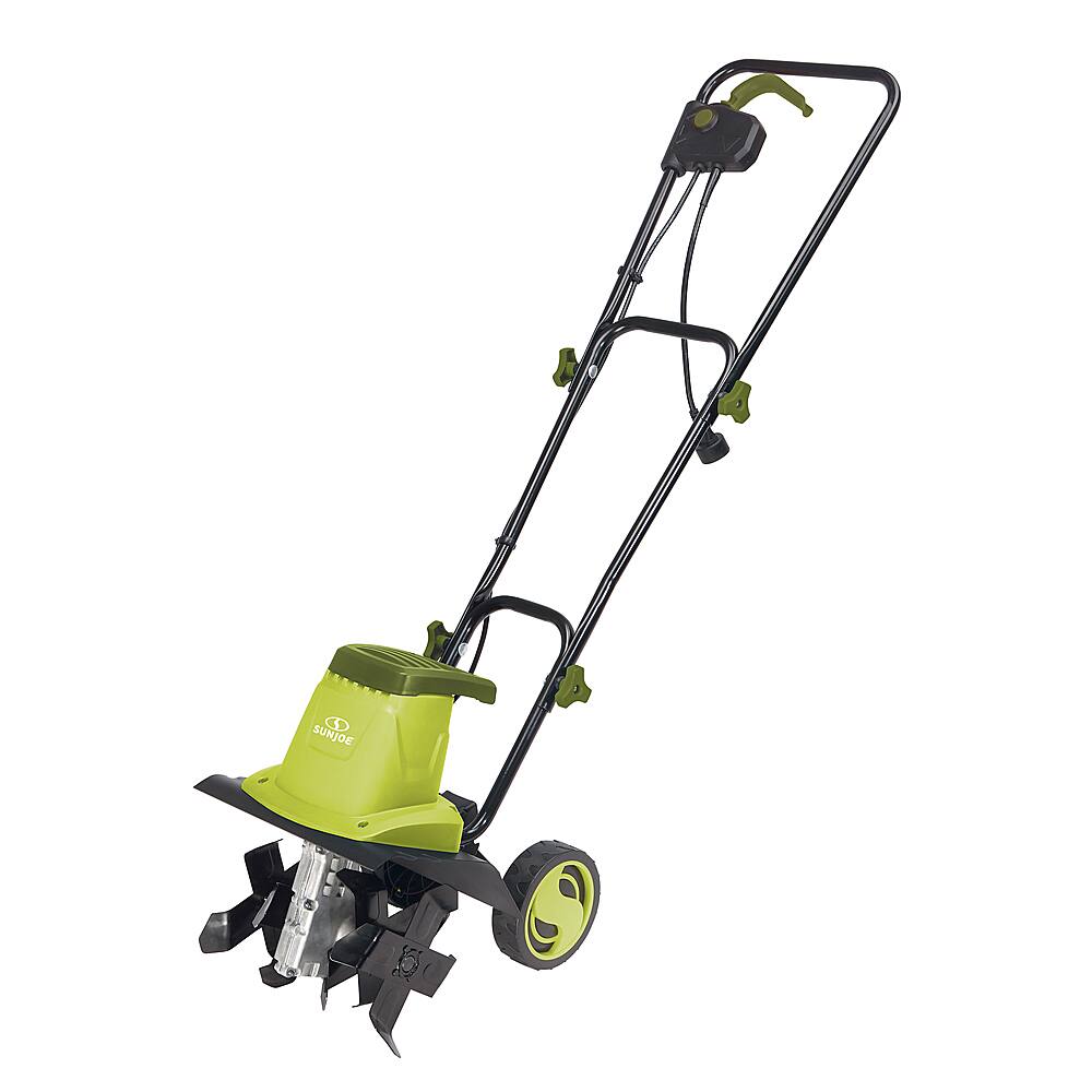 Alt View 13. Sun Joe - Electric Garden Tiller/Cultivator - Green & Black.
