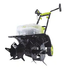 Sun Joe - Cordless Garden Tiller/Cultivator Kit - Green & Black