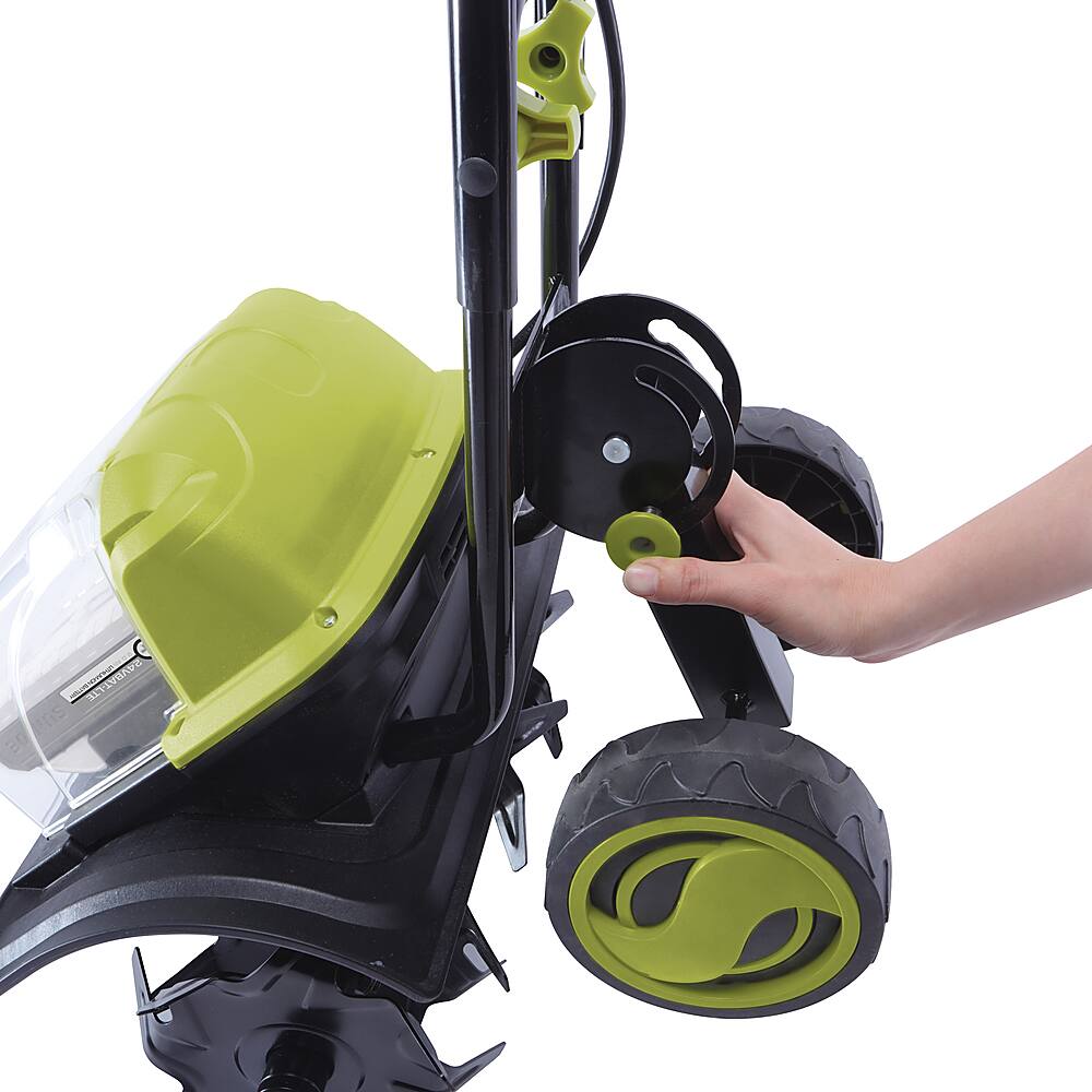 Alt View 12. Sun Joe - Cordless Garden Tiller/Cultivator Kit - Green & Black.