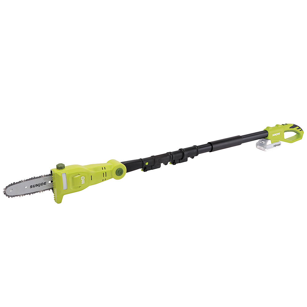 Sun Joe - 24-Volt iON+ 8-Inch Cordless Pole Saw (1 x 2Ah Battery and 1 x Charger) - Green