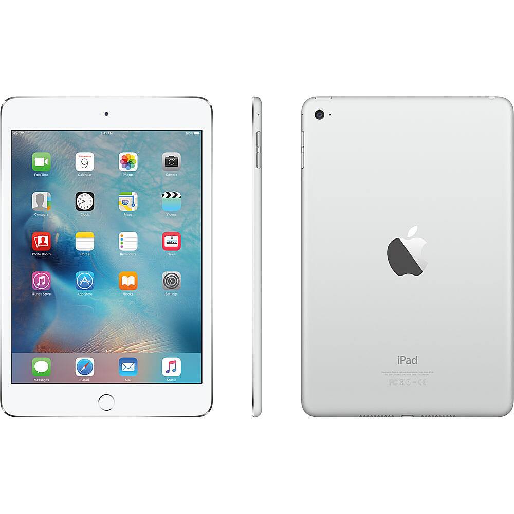 Alt View 12. Apple - Certified Refurbished iPad Mini (4th Generation) (2015) - 32GB - Silver.