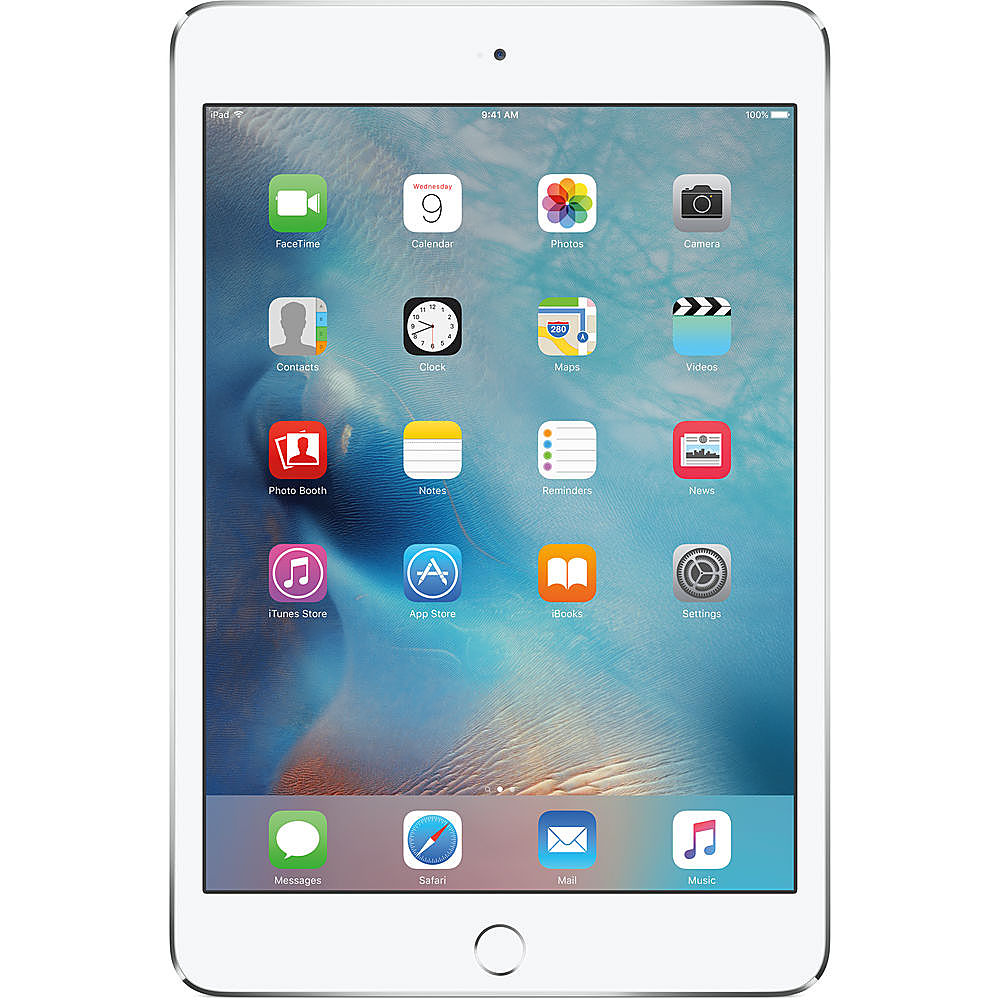 Apple iPad mini 4 Wi-Fi 128GB Silver MK9P2LL/A - Best Buy