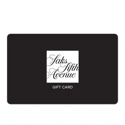 Front. Saks 5th Ave. - $50 Gift Card.