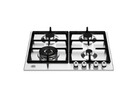 Bertazzoni - Professional Series 24" Front Control Gas Cooktop 4 Burners - Stainless steel - Front_Zoom